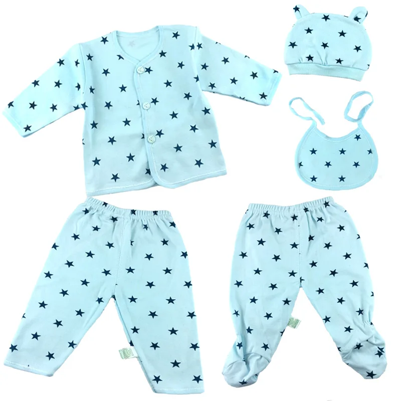 Одежда для новорожденных девочек; комплекты для малышей; рубашки+ повседневные штаны; костюмы для детей из 5 предметов - Цвет: CW6001U