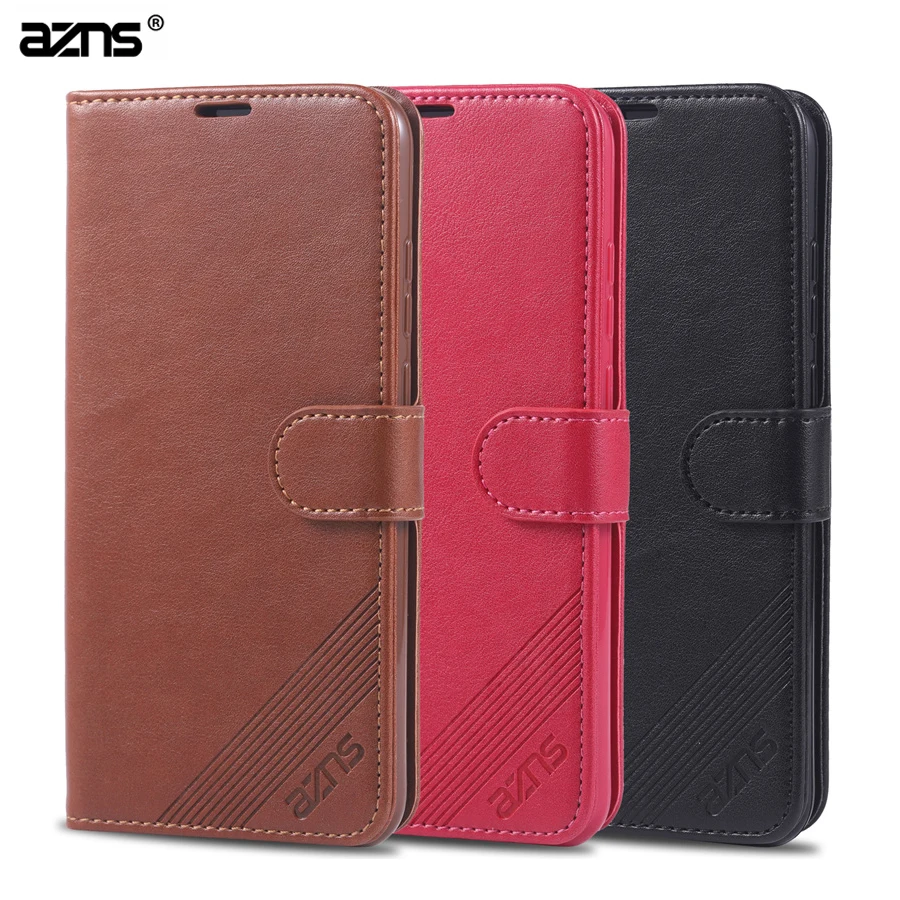 

For Huawei y6 2019 Case High Quality PU Leather Stand Case For Huawei y6 2019 Luxury Flip Leather Case Cover For Huawei y6 2019