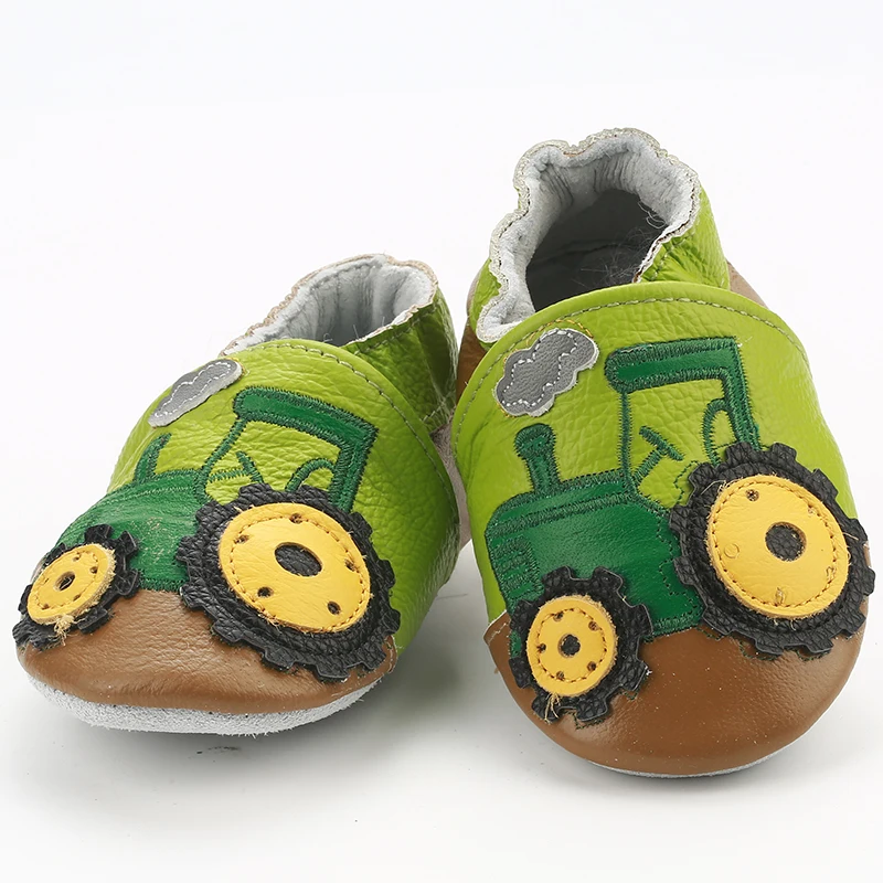 [Simfamily] Нескользящая детская обувь мягкие кожаные тапочки для маленьких мальчиков и девочек 0-6 6-12 12-18 18-24 Первые ходунки