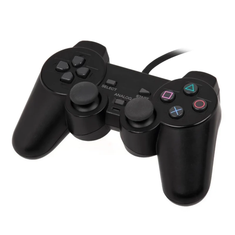 Universal Wired Controller 2 Shock Remote Joystick Gamepad Joypad for PlayStation 2 PS2 Gamepads Universal Wired Controller 2 Shock Remote Joystick Gamepad Joypad for PlayStation 2 PS2 Gamepads