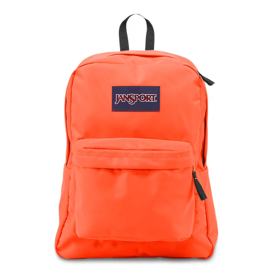 JanSport Superbreak School Backpack - Tahitian - Orange