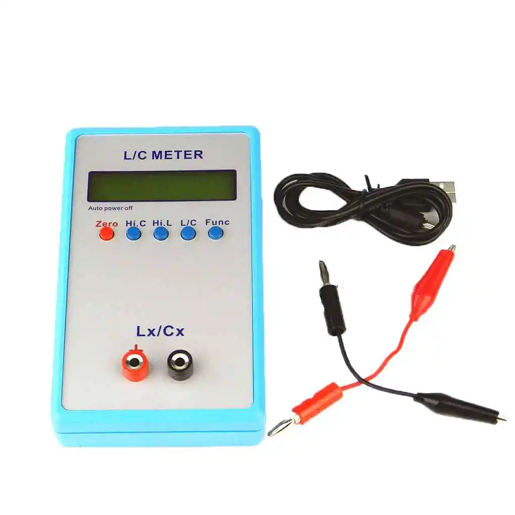 

LC200A Handheld L/C Inductance Inductor Capacitance Meter Digital Bridge LCR Table LCD Display 150*89*29mm
