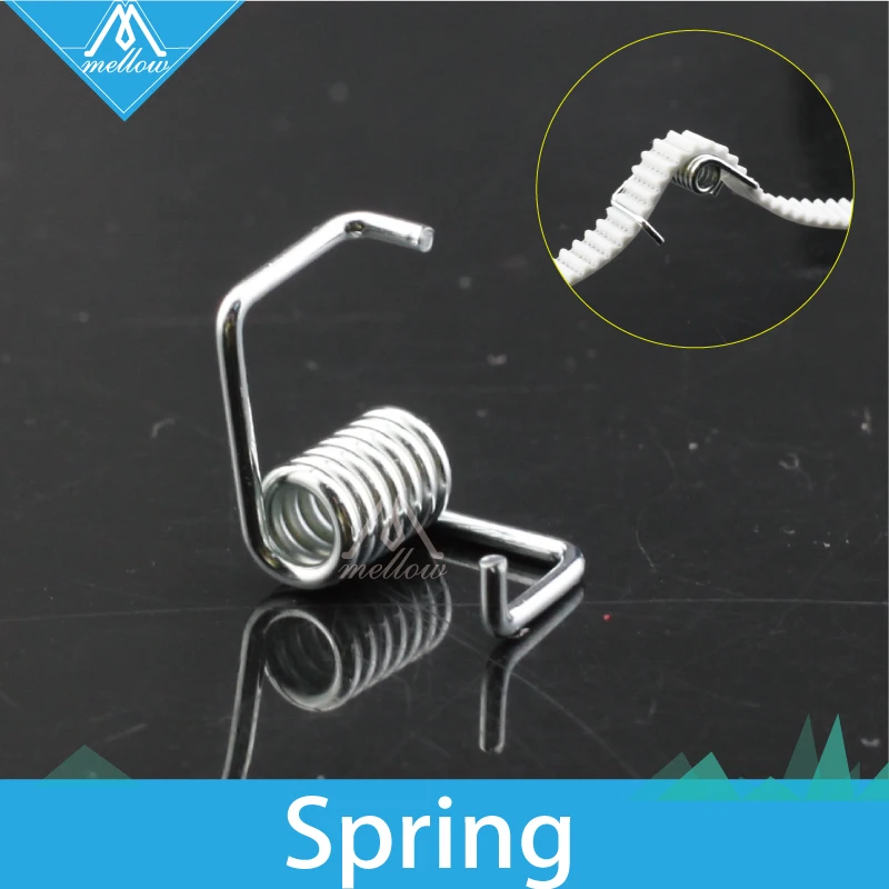

Free shipping Wholesale 10pcs 3D printing accessories Tensioning Locking/Torsion Spring for the belt width 6mm Makerbot Reprap
