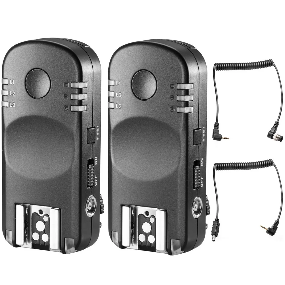 Neewer 2.4G Wireless Remote Flash Trigger Transceiver Pair+Shutter