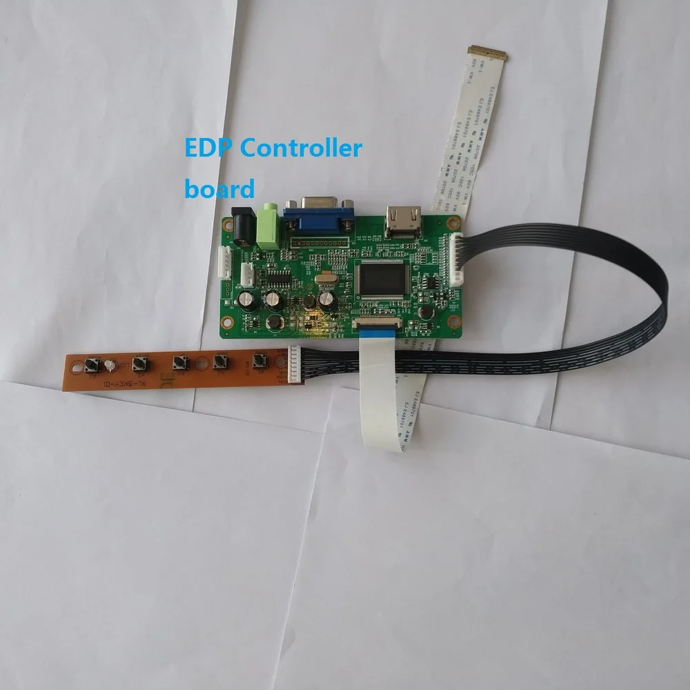 

for NV140FHM-N43 LCD DIY KIT VGA EDP HDMI Controller board 14" 1920Ч1080 LED EDP SCREEN display monitor DRIVER 30Pin