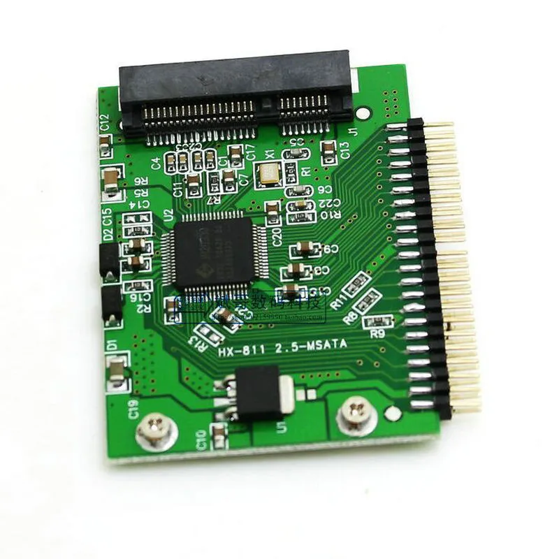 Mini PCI e SSD Msata 1 8 pare IDE 2 5 Polegada в 44pin Express Adaptador de Cartao Conversor Sata para O Port No|msata pci|pci-e ssdmsata 1.8 |