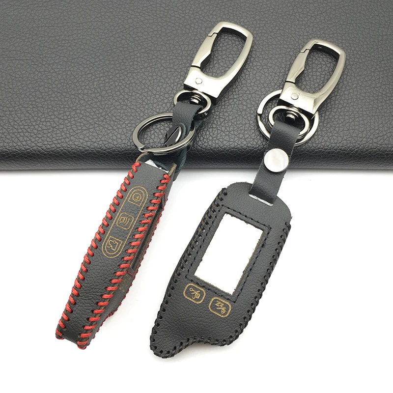Кожаный чехол для ключа с мягкой текстурой и ЖК дисплеем Tomahawk TZ 9030 TZ9020 TZ9030