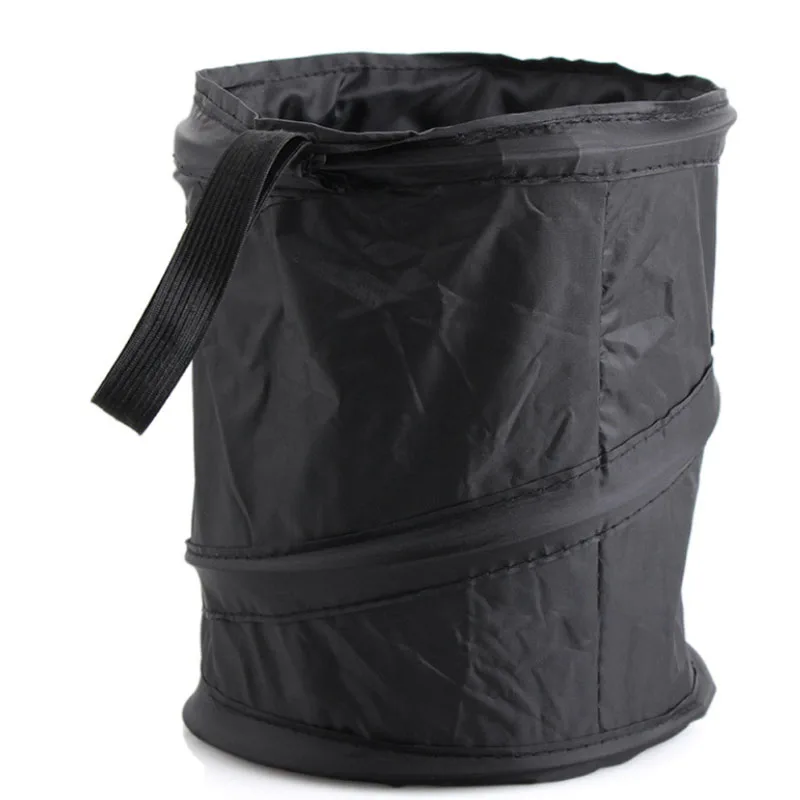 

Foldable car trash bin car bin chair back bag