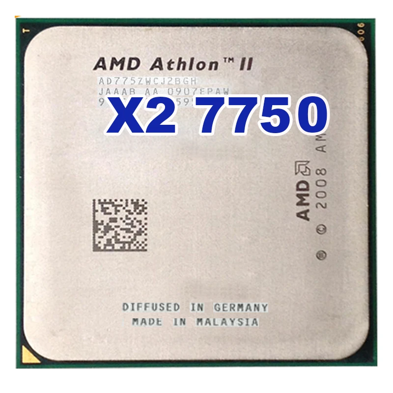 AMD Athlon 64 X2 7750 2.7GHz Socket AM2+ AM2 95W Dual Core Processor ...