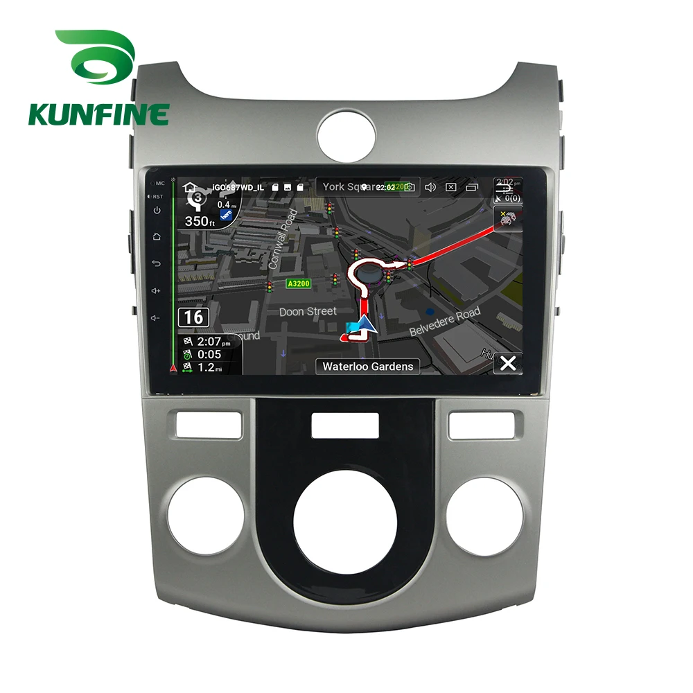 Cheap Octa Core 4GB RAM Android 8.0 Car DVD GPS Navigation Multimedia Player Car Stereo for KIA CERATO/FORTE 2008-12 MT Radio Headunit 2