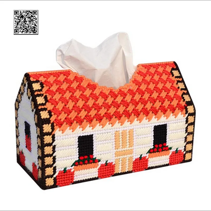 Needlework,DIY 3D Three dimensional cross stitch,Has been cut,storage