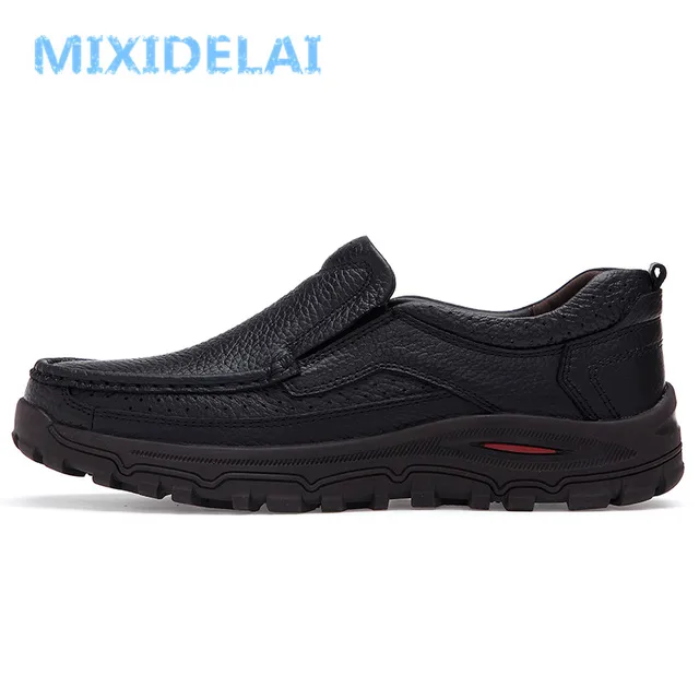 이탈리아 가죽의 우아함과 다목적 디자인으로 돋보이는 MIXIDELAI 남성용 로퍼 모카신