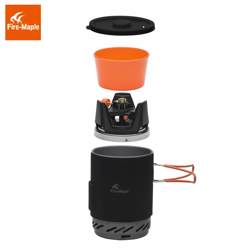 Online Fuego Arce Estrella Fija 1 Personal Sistema de Cocción Al Aire Libre Equipo de Camping Senderismo FMS X1 Horno Quemador Estufa Portátil de Gas Propano