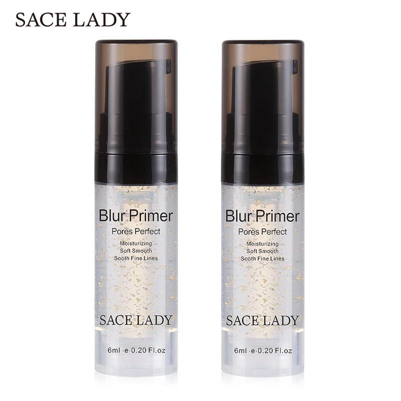 SACE LADY Blur Primer основа для макияжа основа для лица 24 к Золотая основа масляный праймер контроль Профессиональный матовый макияж поры бренд Косметика - Цвет: 02 Blur Primer x2