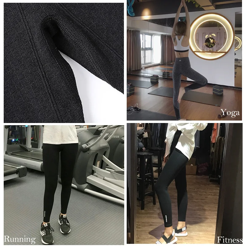 Pantalones Deportivos Mallas Mujer Yoga Pants Elasticity High Waist Yoga Leggings for Women Sport Leggings Gym Running Tight