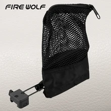 Огненный волк Ar-15 патроны латунный корпус Catcher сетки ловушка замок ЗИП-Лок для 20 мм Rail нейлоновая сетка черный Msa