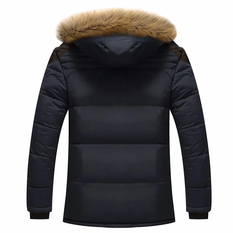 Liseaven парка мужские пальто Зимняя теплая куртка мужская повседневная утепленная верхняя одежда с капюшоном мужская брендовая одежда топы