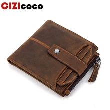 High Quality Vintage Wallets Male Purse Men Genuine Leather Wallet Zipper Coin Purse Card Holder Famous Brand Male Bag High Quality Vintage Wallets Male Purse Men Genuine Leather Wallet Zipper Coin Purse Card Holder Famous Brand Male Bag