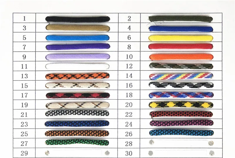 Паракорд 550 100 м, полипропиленовый Паракорд, веревка, набор для выживания на открытом воздухе, плетеный браслет, Паракорд, шнур, браслеты, канаты - Цвет: other color messages