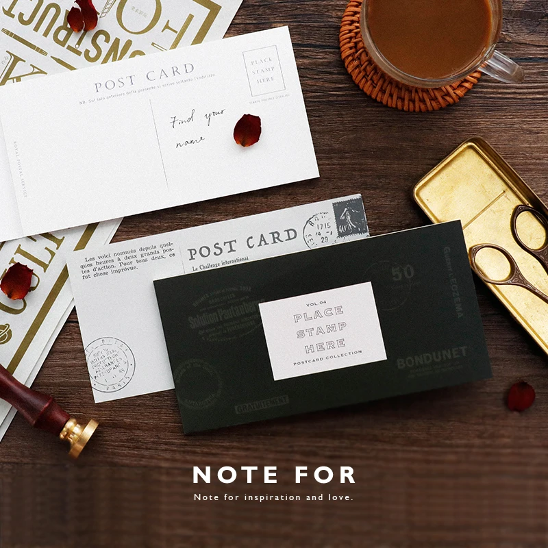 

Note For Vintage time letter Notepad memo pad paper message notepaper