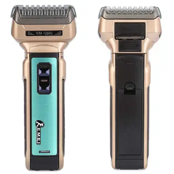 

Kemei KM-Q601 Portable Electric Shaver EU Plug with Hair Cutter Twin Blades Multi-function Travel Use Safe Razor for Men