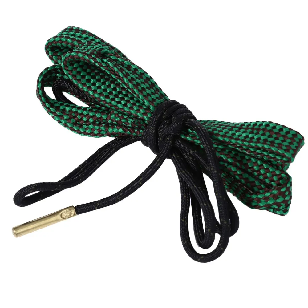 Green Bore Snake Rope 22 Cal 5.56mm 223 Caliber Gun Cleaning Cord Kit