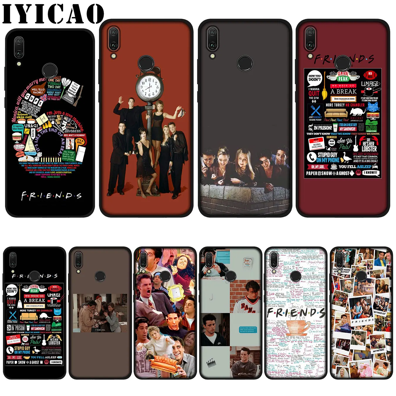 IYICAO ДРУЗЬЯ Сезон ТВ любовь мягкий чехол для huawei P20 Pro P10 P8 P9 P30 Lite Mini 2017 P Smart 2019 крышка