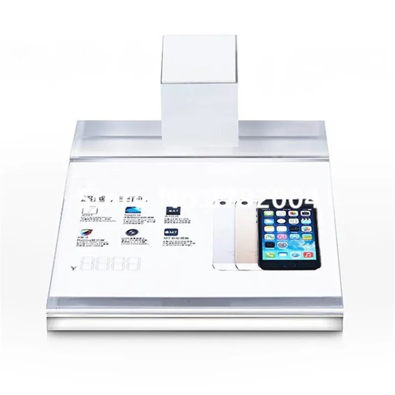 Universal do Telefone Móvel de Acrílico Stand para Samsung Lote Limpar Titular Exibição Celular Telefone 6 7 Varejo Montagens 21*21 cm 10 Pçs - 3 Móvel de Acrílico Titular Exibição Celular Stand