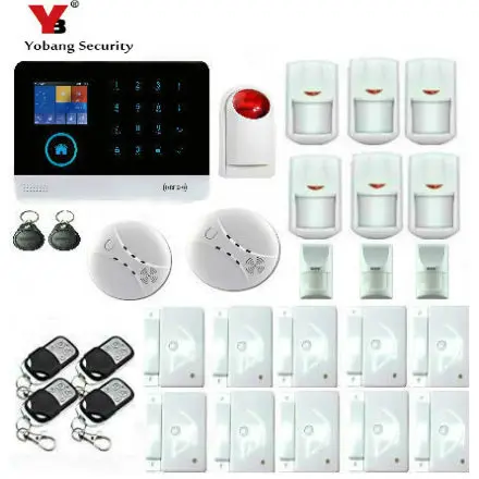 

YoBang Security Wireless Home Safely Alarm System,Pet Friendly Immune Detector Wireless Alarm Support IOS Android Smoke Alarm.
