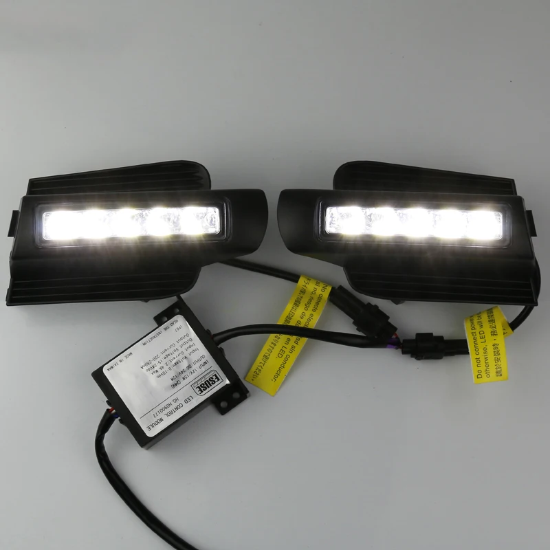 E4 Mark Led Drl для To-yota Land Cruiser Prado 120 Grj120 Trj120 Fj120 2003~ 2009 дневной ходовой светильник, аксессуары для противотуманных фар