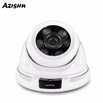 

AZISHN PoE IP Camera 1080P HD 2.0MP IR Night Vision 2.8mm Lens Ourdoor/Indoor waterproof Network Cam DC 12V or 48V POE Optional