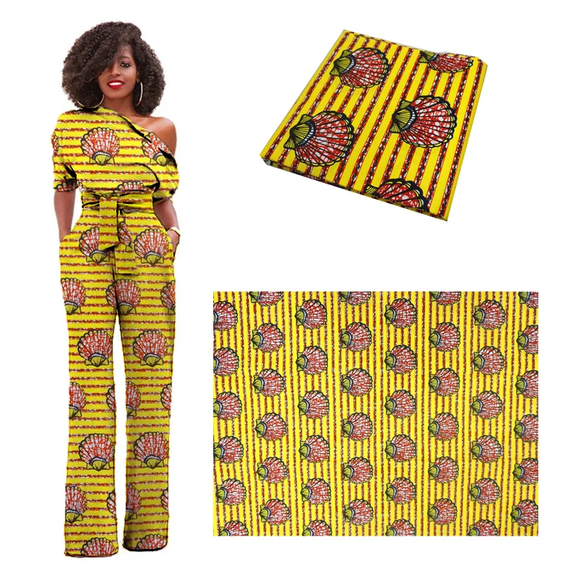 

2018 Patchwork Fabric New Guaranteed Quality Veritable Dutch Super Wax Hollandais style Real African Clothes 100%cotton 6yards