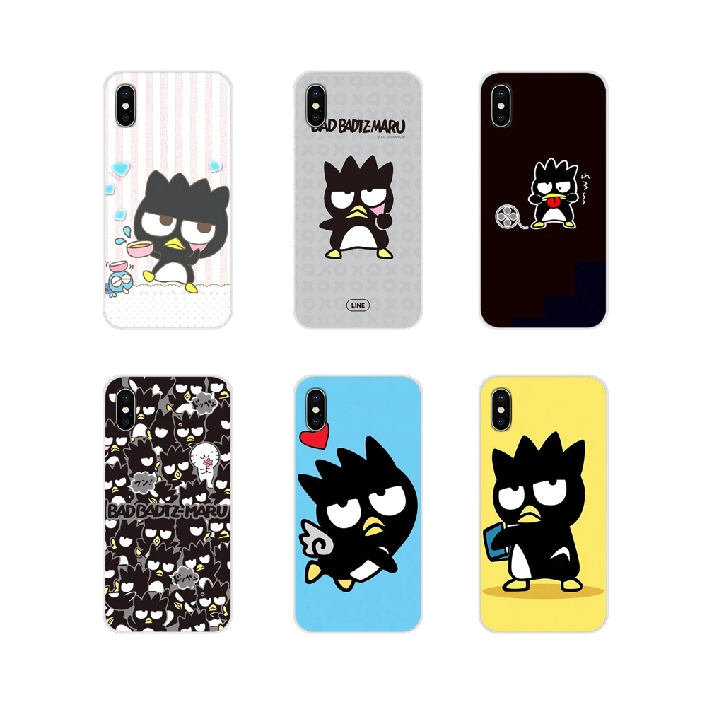 Аксессуары чехлы для телефонов Cool Penguin BAD Марка Badtz Maru Huawei Mate Honor 4C 5C 5X 6X 7 7A 7C 8 9 10 8C 8X