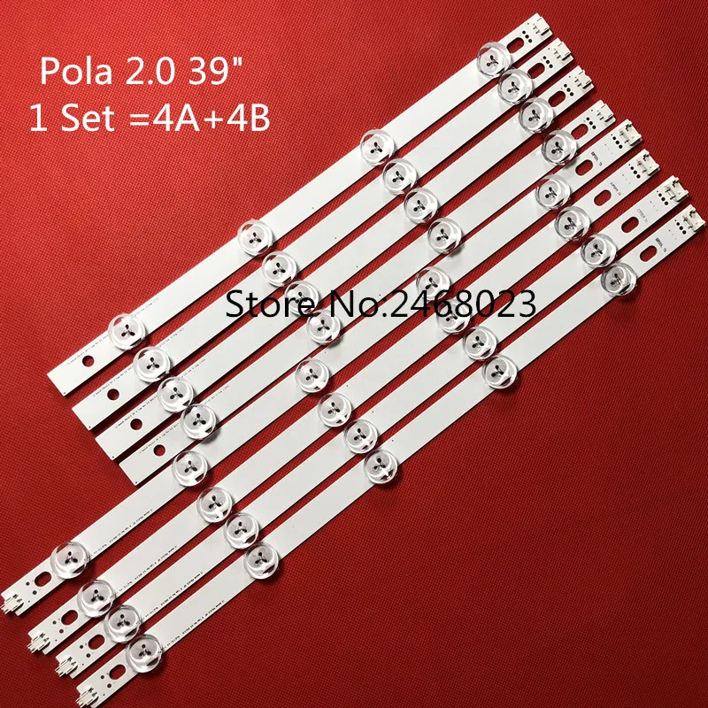Новинка 100% светодиодная подсветка для телевизора 39LN5300 8 шт. LG innotek POLA 2 0 POLA2.0 39