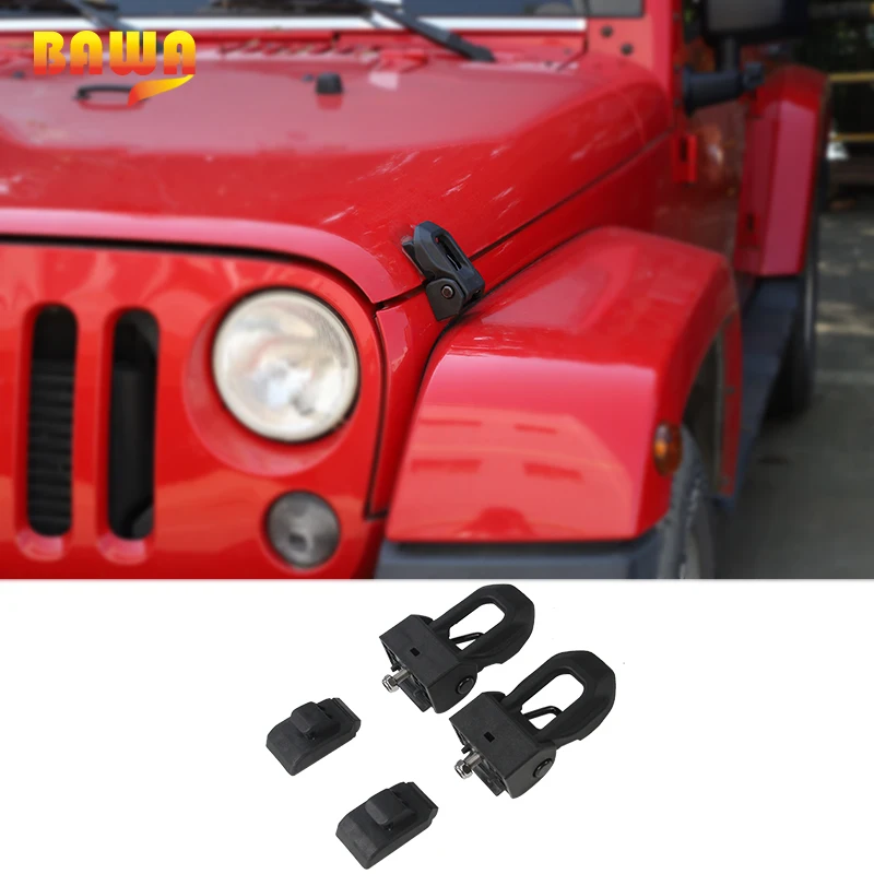 BAWA замки оборудование для Jeep Wrangler JK 2007 2017 ABS + нержавеющая сталь Автомобильный