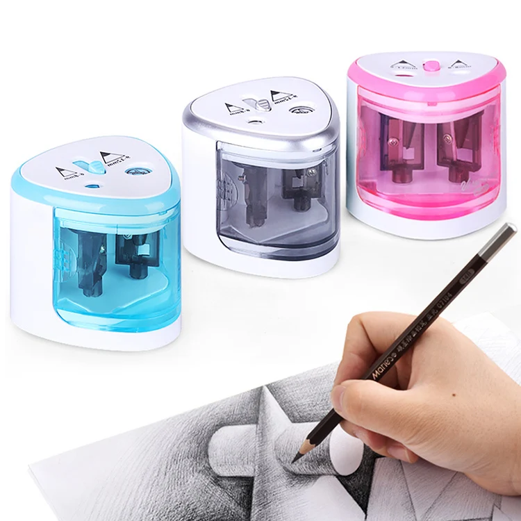 

7-12mm Electric Pencil Sharpener Stationery Use Battery Automatic Pencil Sharpener Pen Knife Office School Supplies