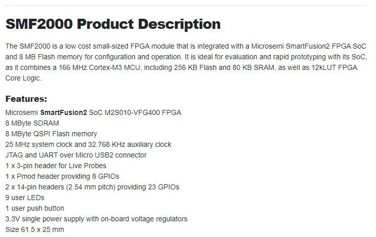 SMF2000 INFO