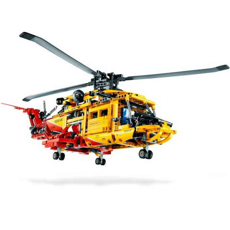 

DECOOL Technic City Series 2-in-1 Helicopter Building Blocks Bricks Model Kids Toys Marvel Compatible Legoe