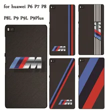 Slim BMW hard plastic Cover Case for Huawei P6 P7 P8 P8L P9 P9L P9Plus P10 P10PLUS