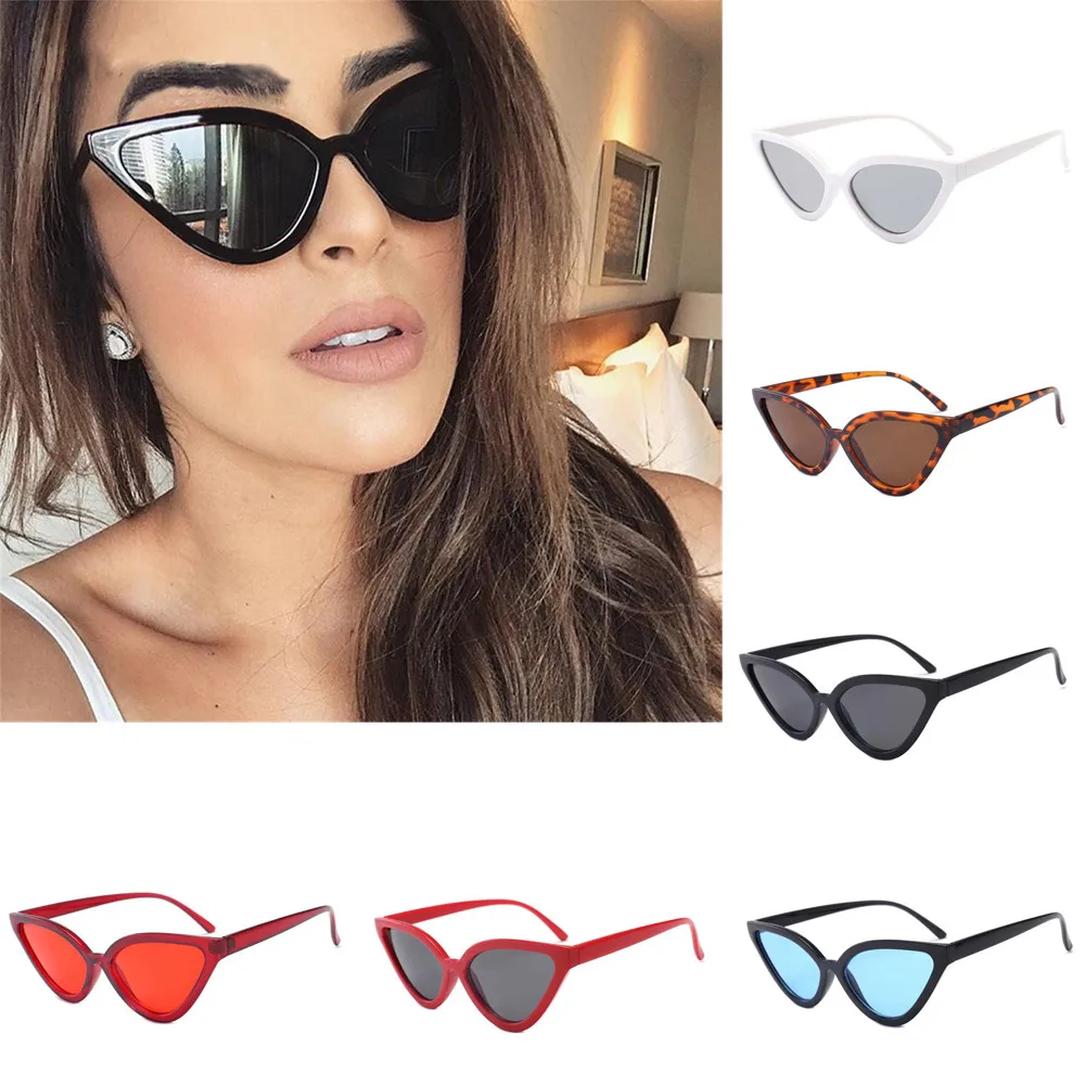 

cat eye shade for women fashion sunglasses brand woman vintage retro triangular cateye glasses oculos feminino sunglasses sexy