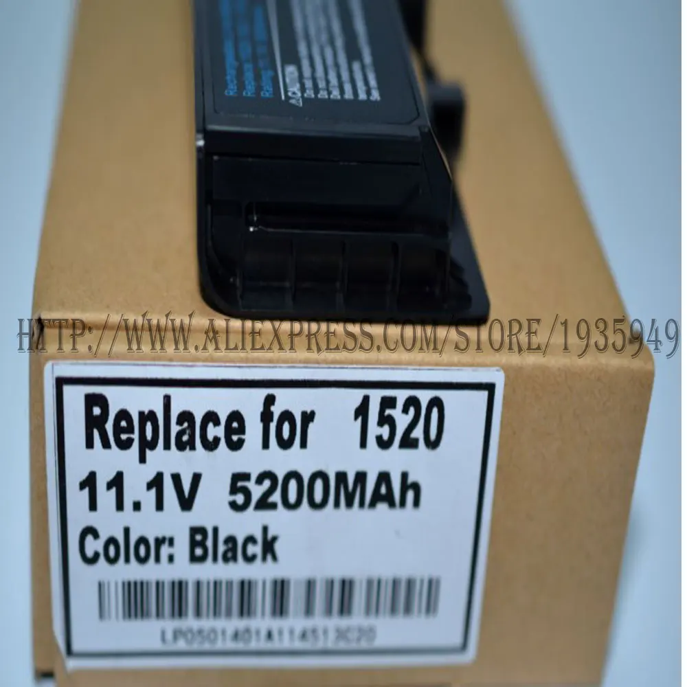 Аккумулятор 4400 мАч для dell Inspiron 1520 1521 1720 1721 s Vostro 530 1500 NR222 TM980 UW280 FK890 FP282 GK479 GR995 KG479|battery