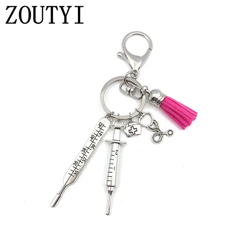 ZOUTYI 2019/Новая медицинская коробка медсестры брелок шприцевые иглы стетоскоп