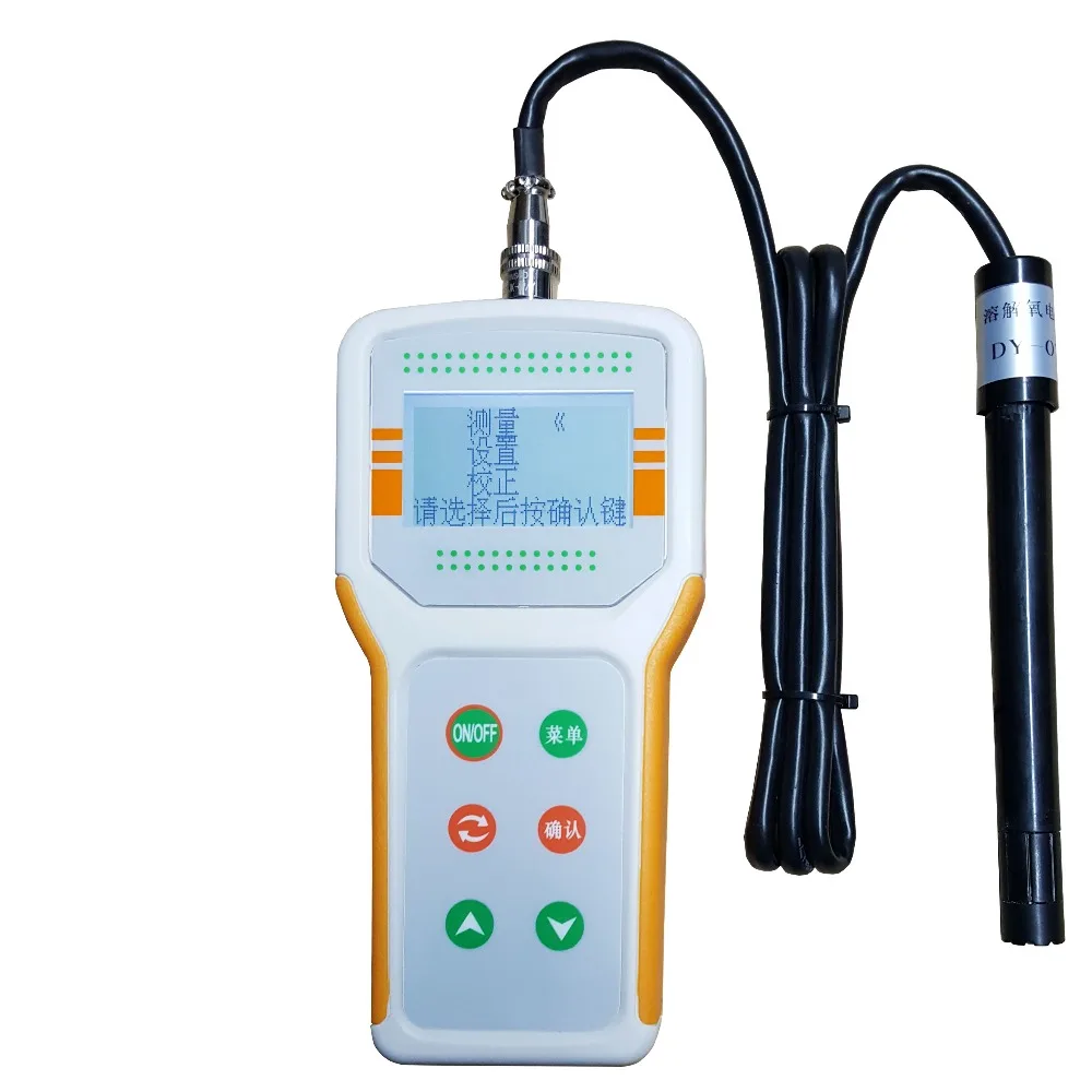 

JPB-607A Portable Dissolved Oxygen Meter For Fish Shrimp Farming Water Quality Monitor ATC Range (0.0-20.0)mg/L English Version