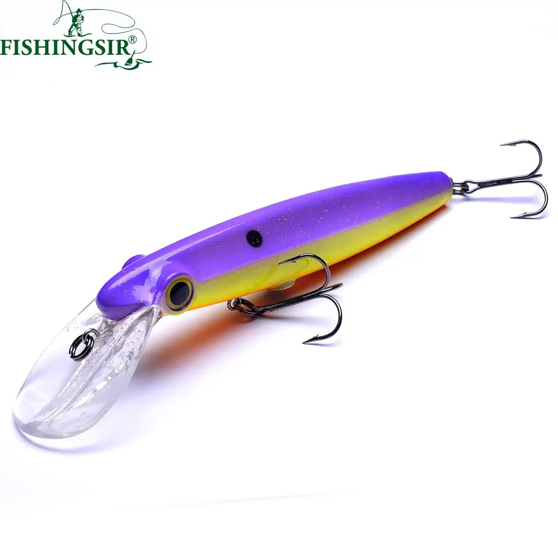 

Clearance! Minnow Fishing Lures Winter Fishing Artificial Hardbait Slim Plastic Minnows Crankbaits Pesca Lure Tackle Gear 205mm