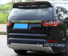 Для Land Rover Discovery 5 L462 2017 2018 нержавеющая сбоку сзади хвост крышка багажника под давлением Крышка отделка 1 шт. автомобиля стиль аксессуары