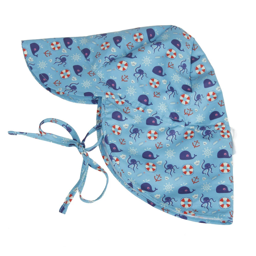 Octopus Baby Toddler Kids Sun Hat UV Protection Beach Swim Hats Neck Flap S