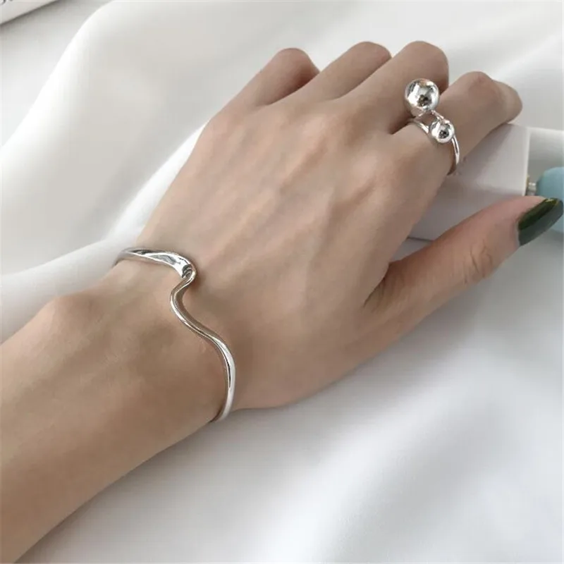 Ying vahine подлинные 925 пробы серебряные ювелирные изделия браслеты для женщин