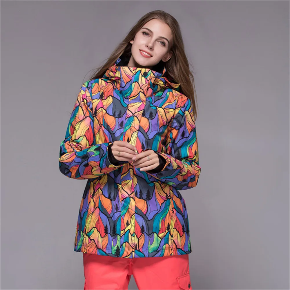 

Women Winter Snowboard Jacket Ladies Snowboard Ski Jackets Clothes Windproof Waterproof Breathable Skiing Jackets