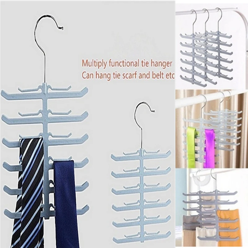 

Tie belt frame shawl scarf stand organizer