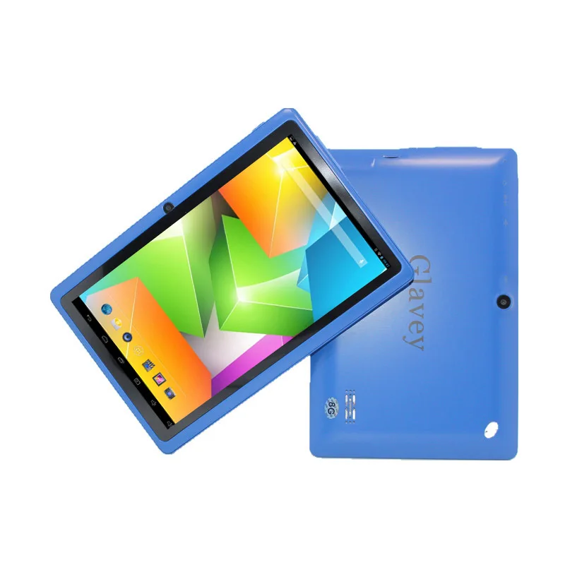 A33 8G 7 дюймов двойная камера/Quad core WI FI OTG 512 МБ/8 ГБ 1024*600 Android 4 планшетный ПК Q88|android 4.4